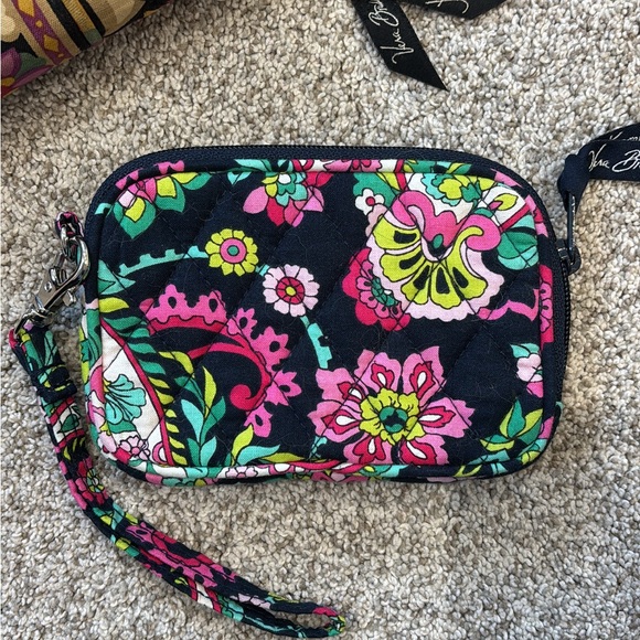 Vera Bradley Floral Wallet and Wristlet Set - Black and Multicolor - Picture 3 of 14